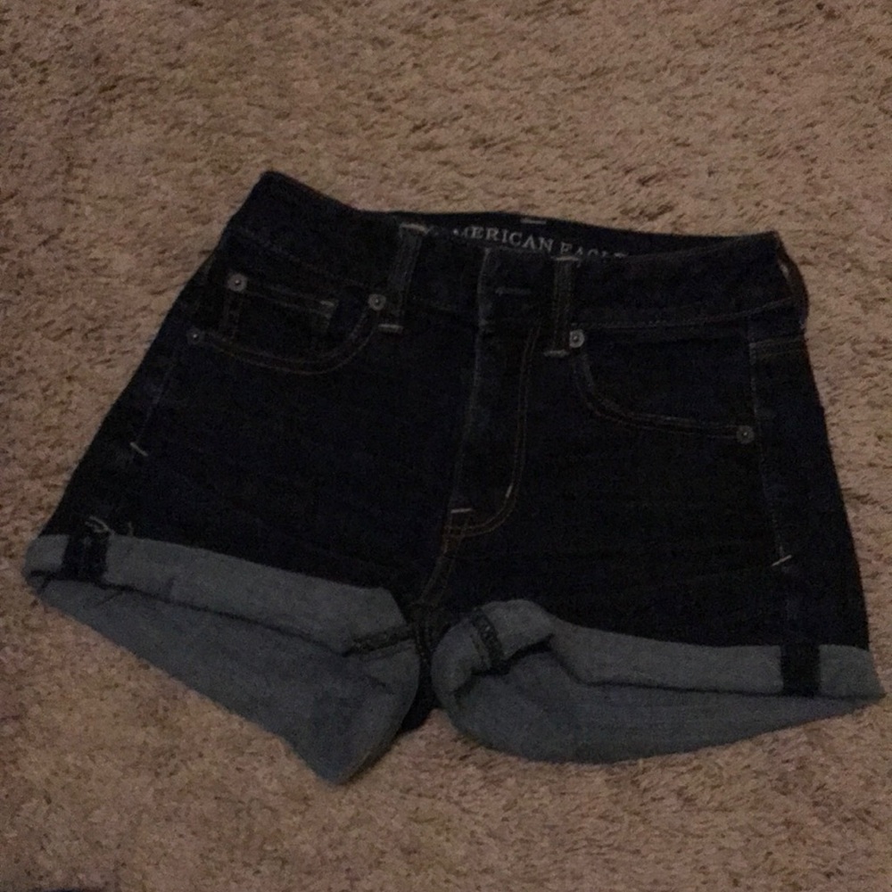American Eagle dark wash shorts, rarely worn.